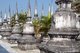 Thailand: Smaller chedis surrounding the main chedi, Wat Phra Mahathat, Nakhon Sri Thammarat